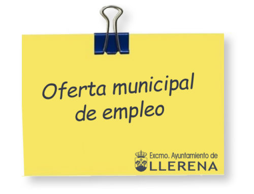 Actualmente no existe ninguna oferta Municipal de empleo